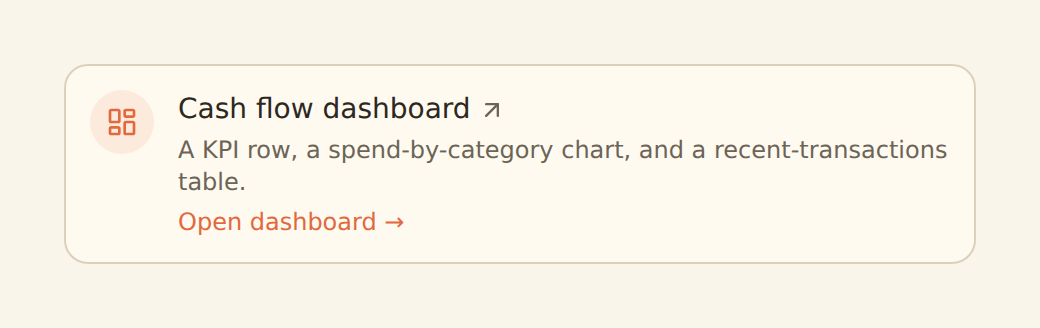 An Ask Penny answer rendered as an insight widget