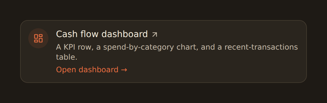 An Ask Penny answer rendered as an insight widget