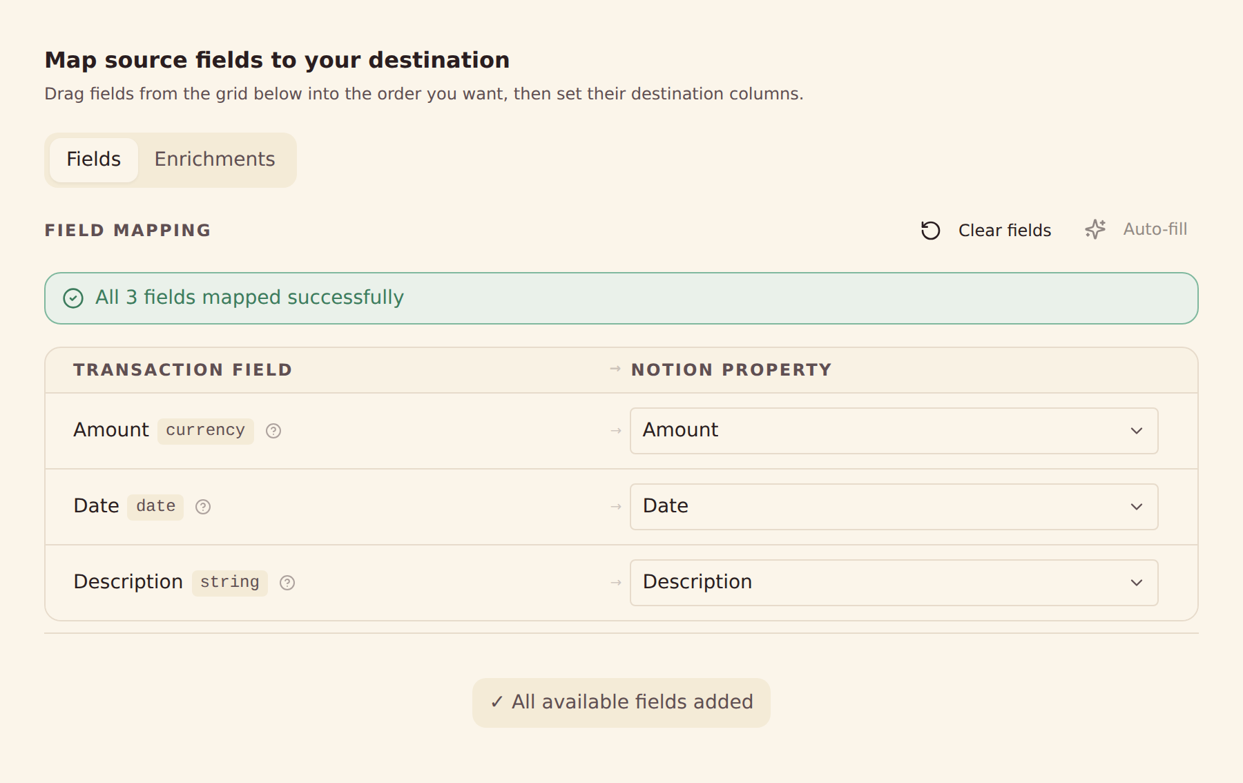 Mapping Bluedot fields into SimpleFIN