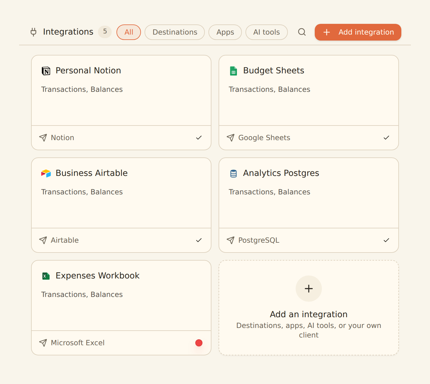 Connecting YNAB to BankSync