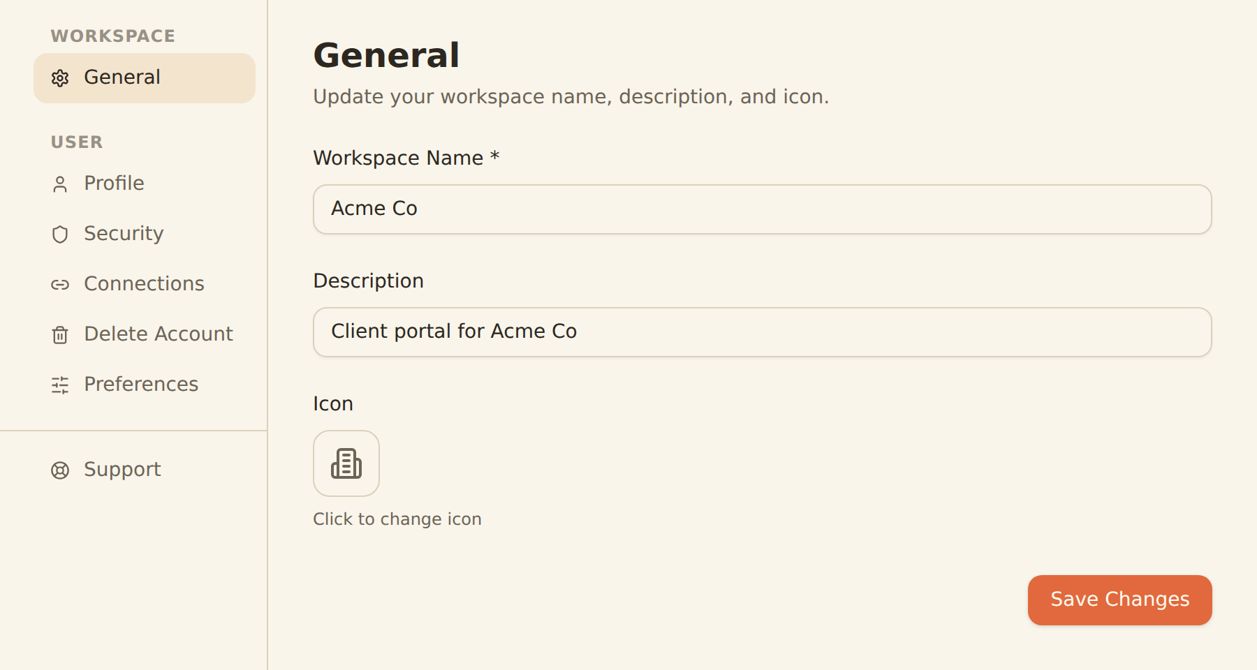 What a tax client sees in their own portal