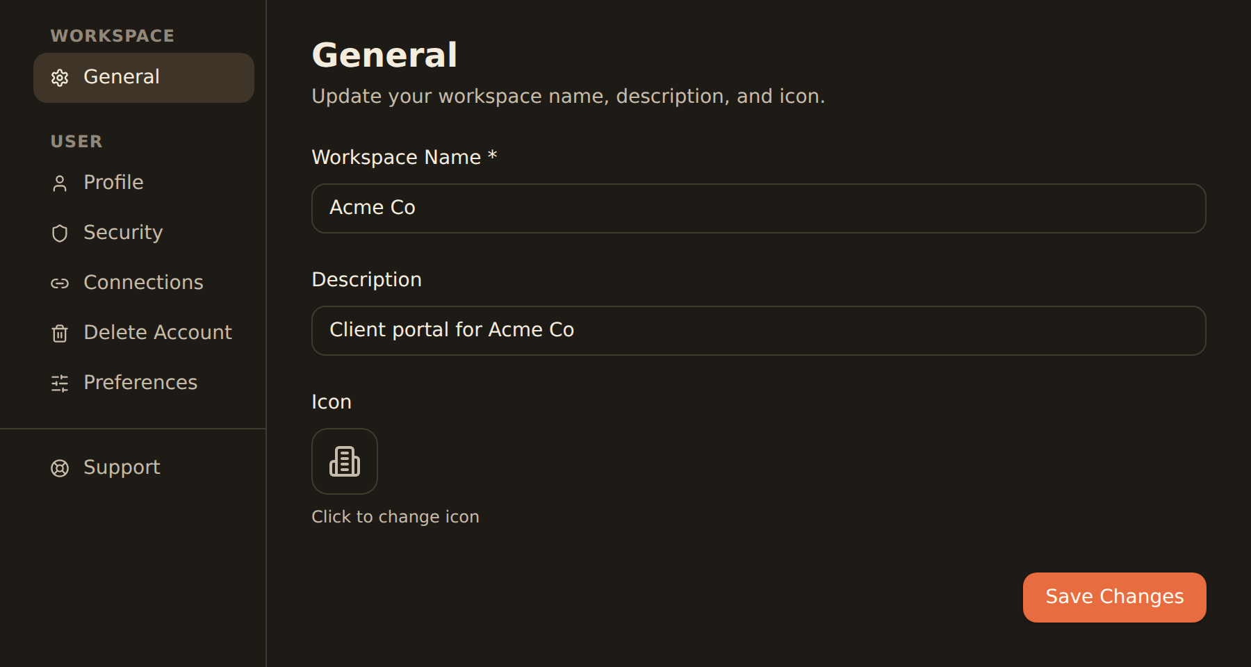 What a tax client sees in their own portal